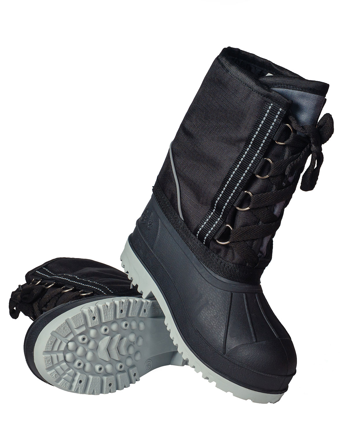 Сапог с комбинированным верхом Практик-П вид спереди и подошва