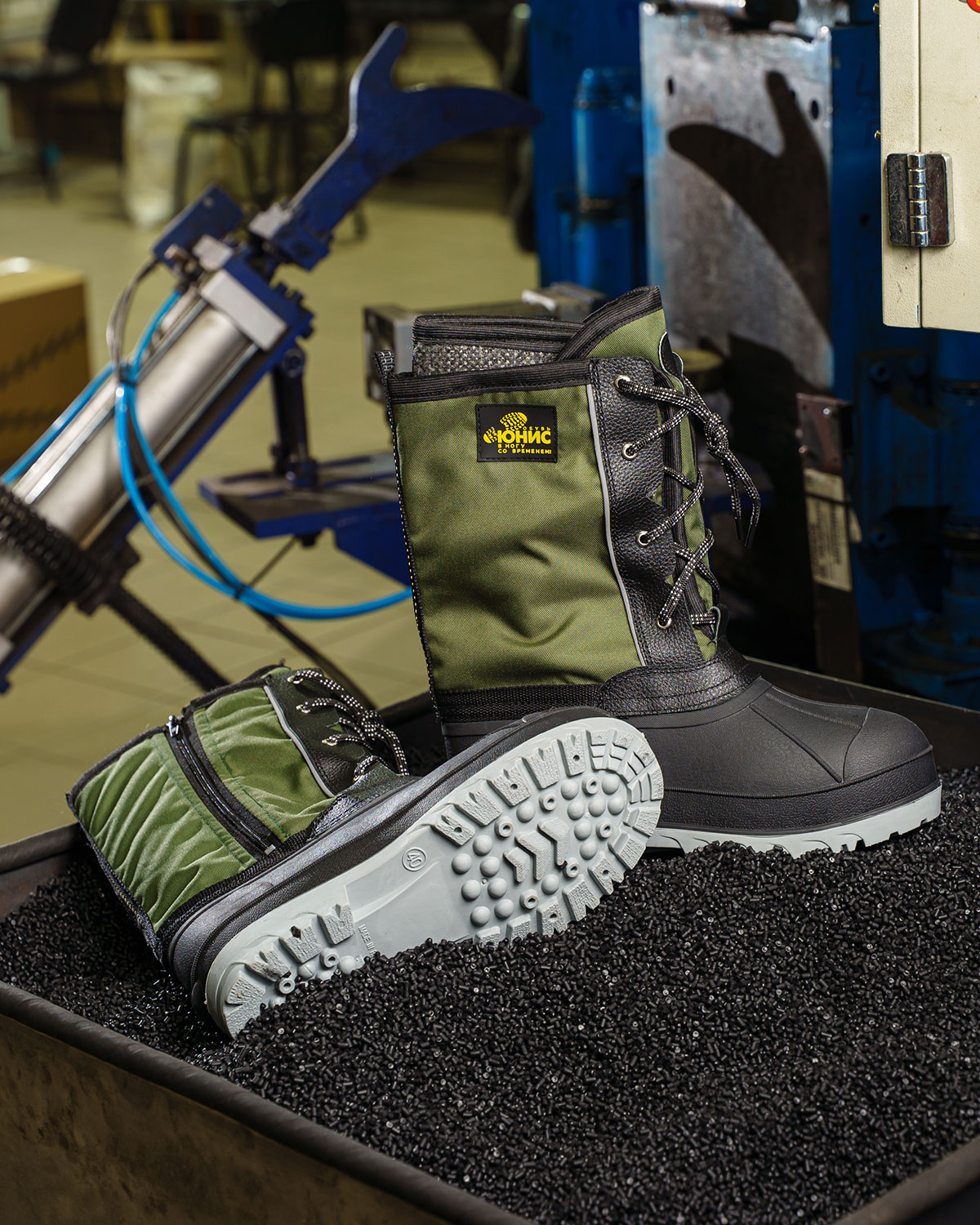 Сапоги с комбинированным верхом «Вектор-П» в жизни